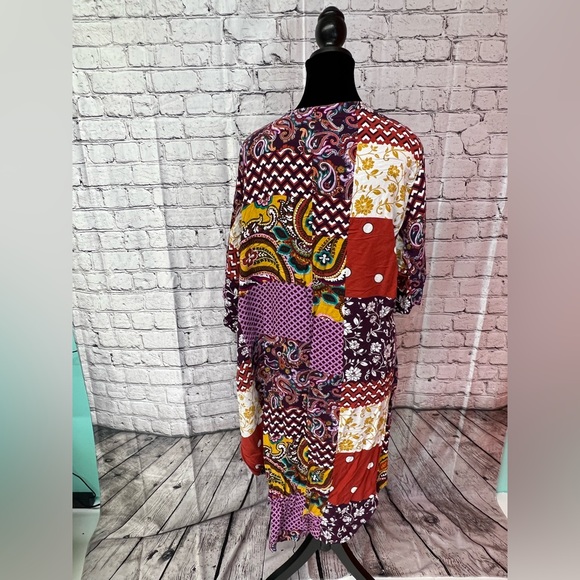 Terra & Sky Printed Duster in a 2X - Picture 2 of 4